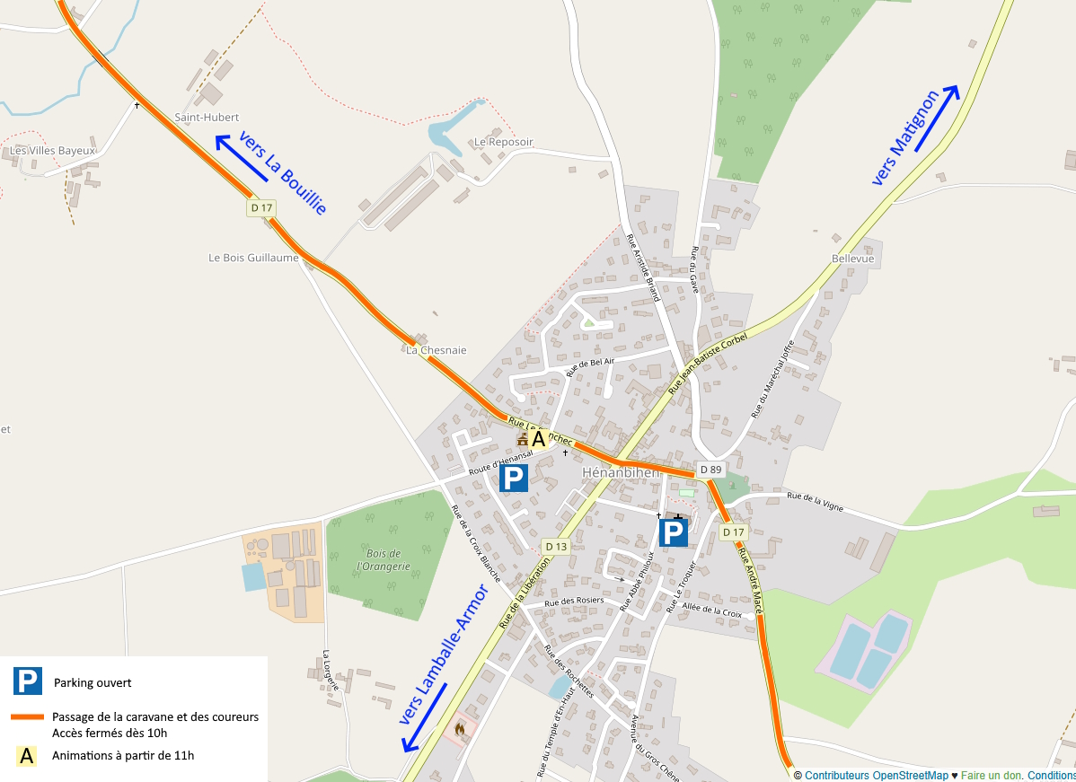 Plan de Circulation TDF Hénanbihen