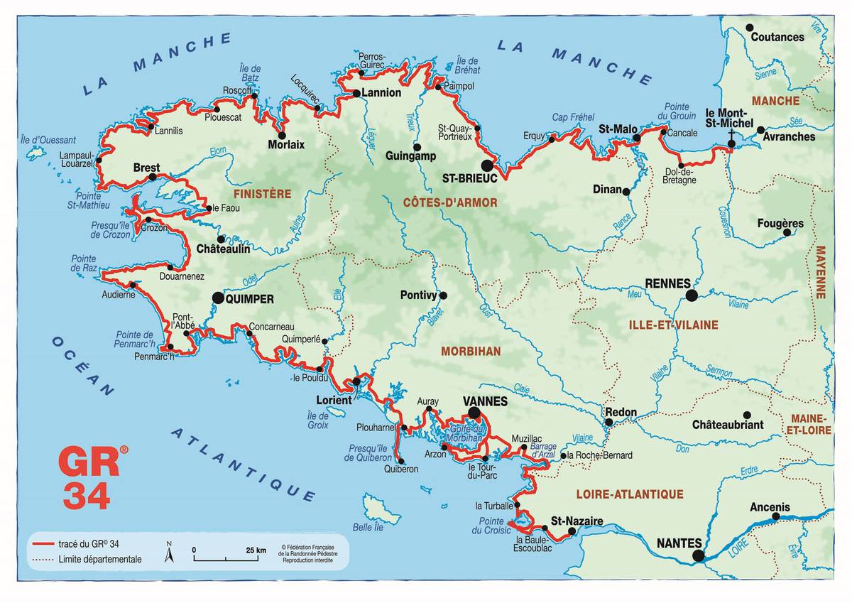 A pied sur le GR34 Office de Tourisme Cap d'ErquyVal André