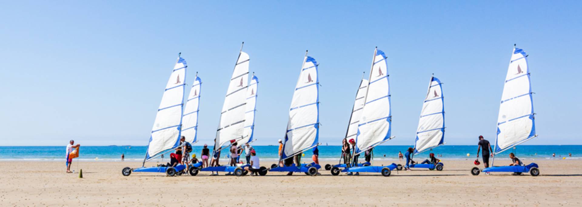 Char à voile à Pléneuf-Val-André