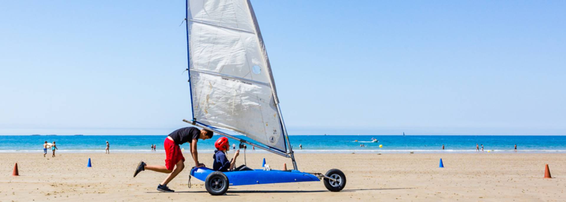Char à voile à Pléneuf-Val-André
