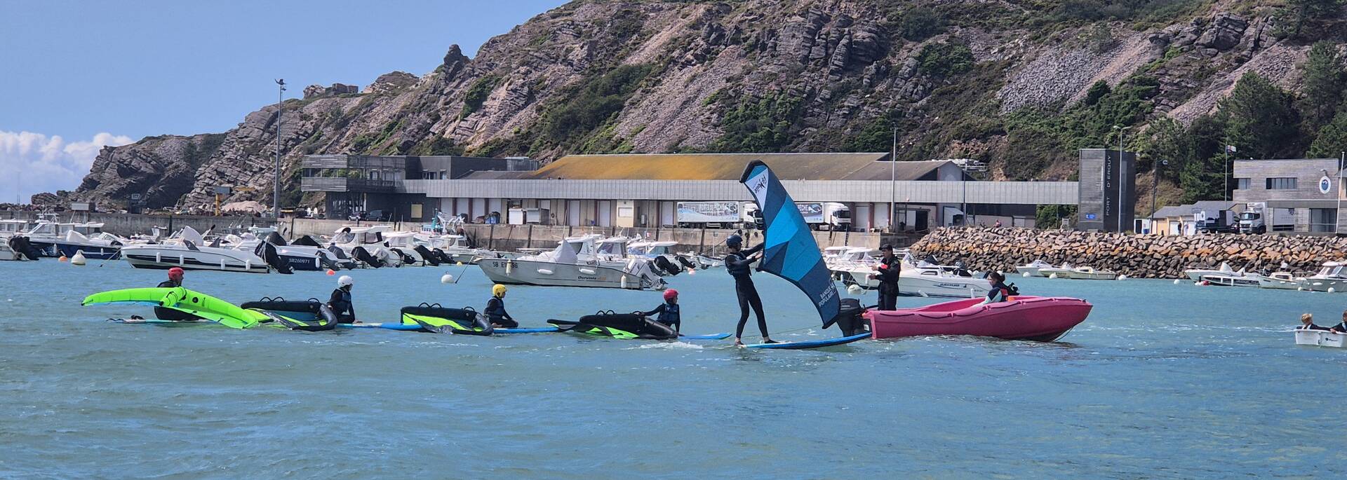 stage découverte wingfoil- centre nautique erquy 
