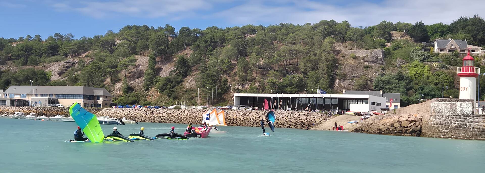 stage découverte wingfoil- centre nautique erquy 