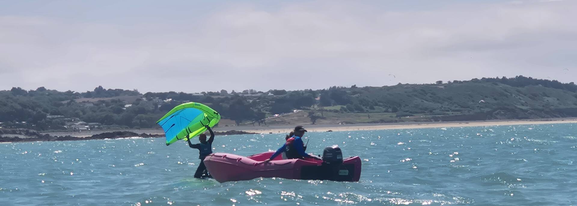 stage découverte wingfoil- centre nautique erquy 