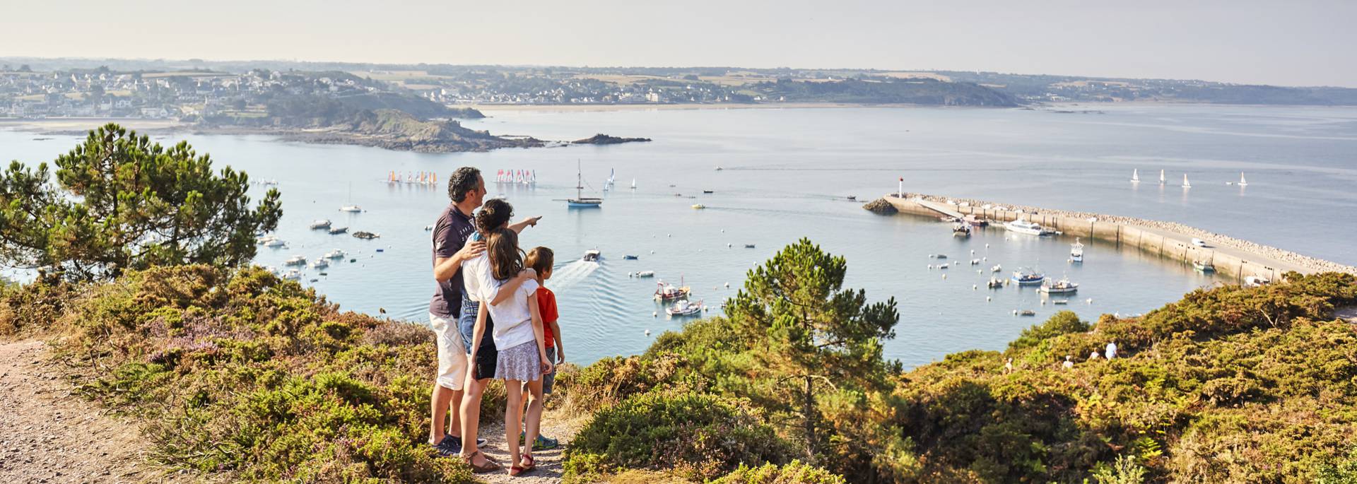 Vue sur le port d'Erquy ©A.lamoureux