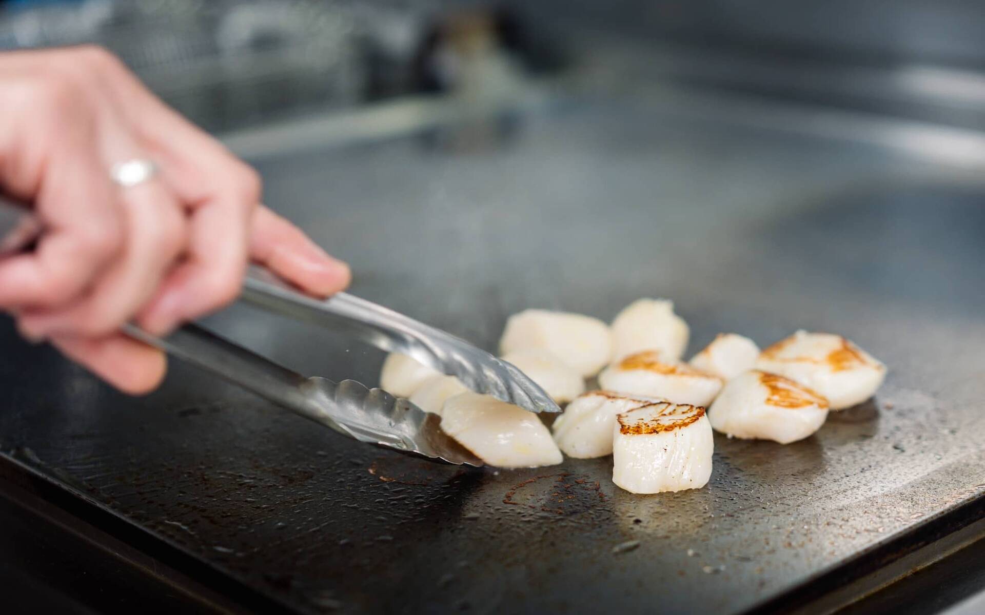 Coquille à la plancha