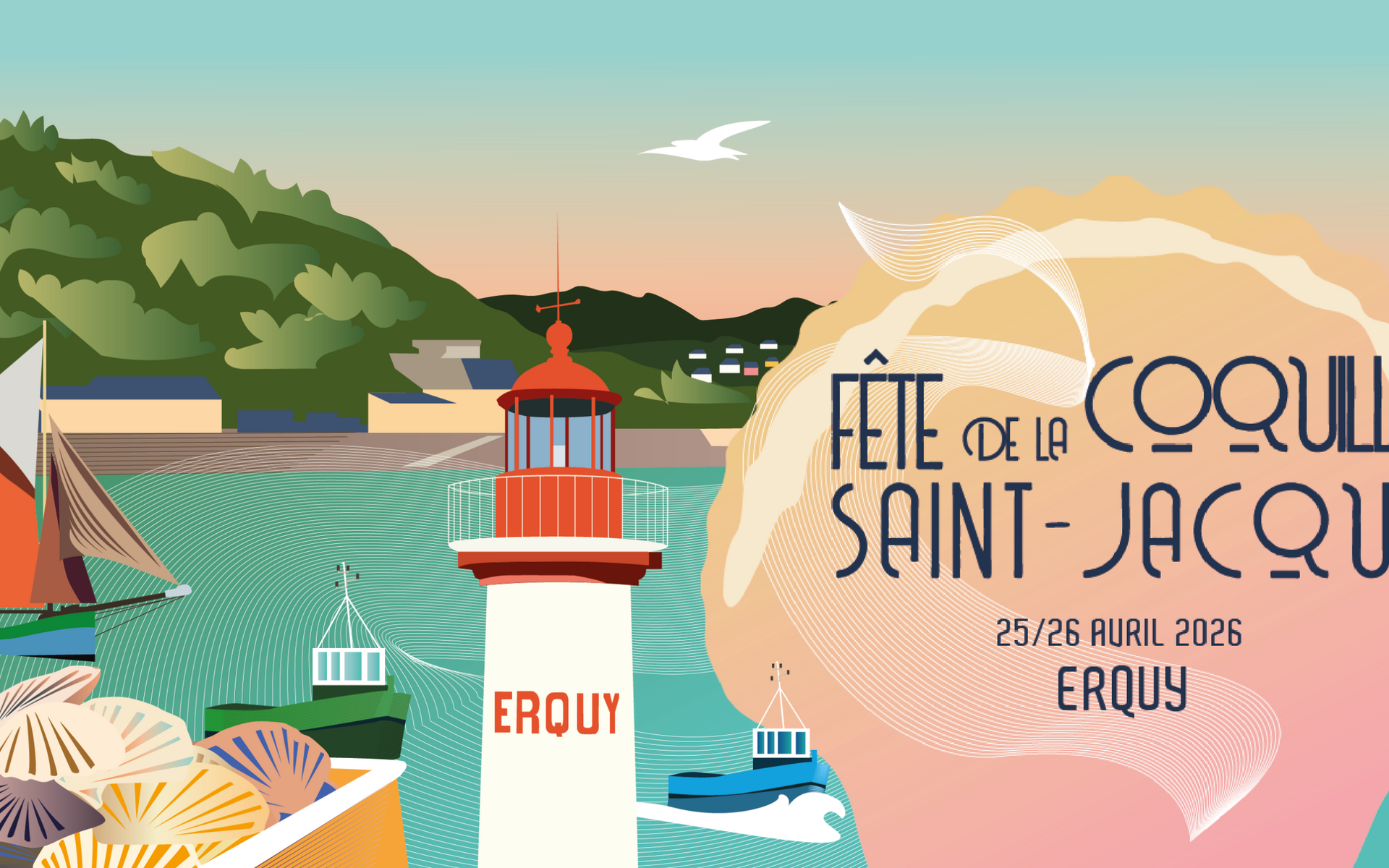 Bandeau fête de la coquille saint jacques