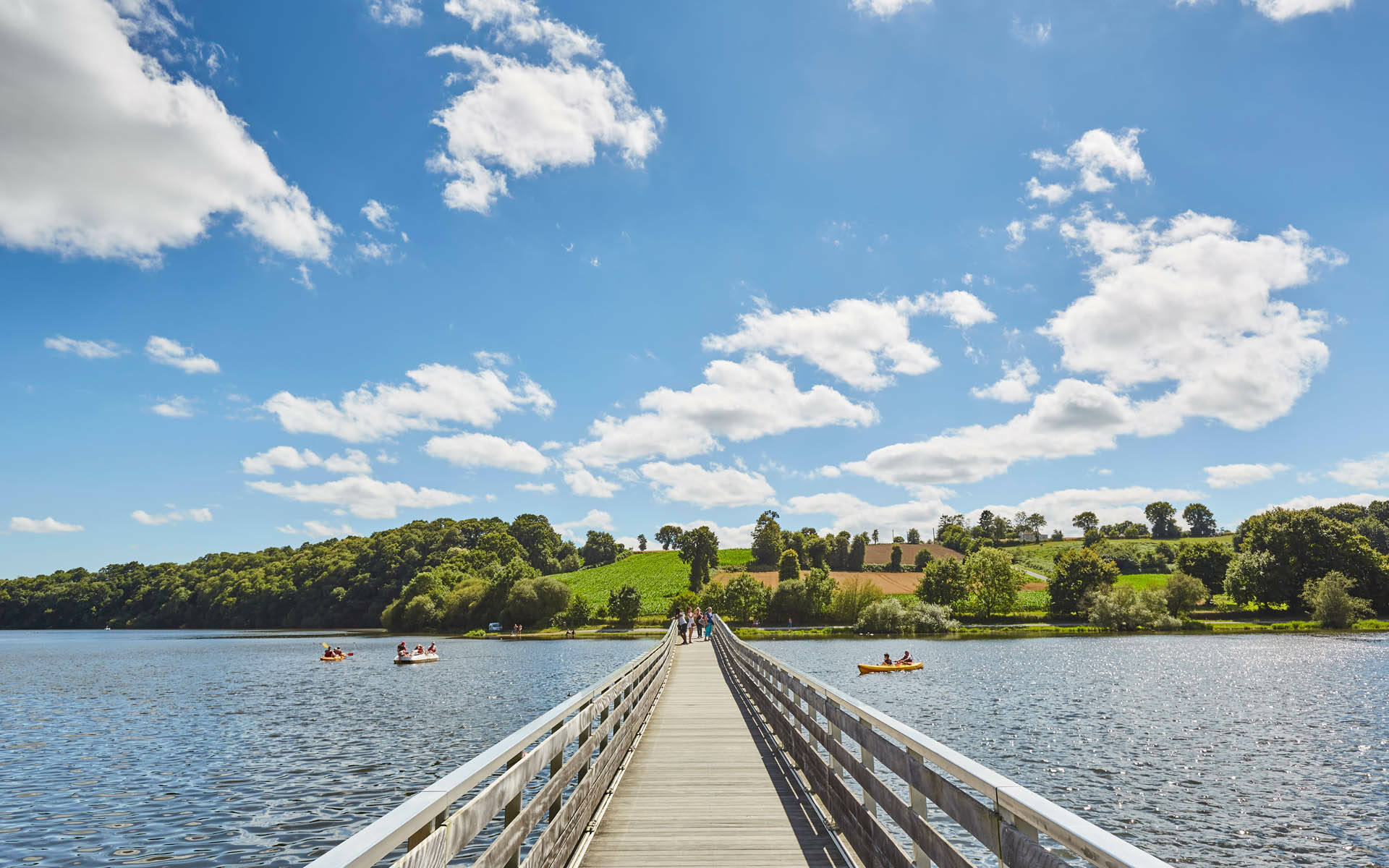 Passerelle Jugon-les-Lacs ©A.Lamoureux