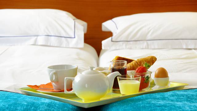 Petit déjeuner à l'hôtel