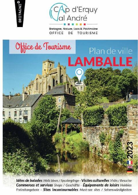 Plan de ville de Lamballe 2023