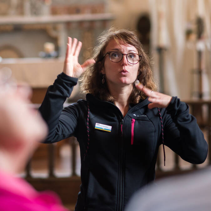 Visite guidée avec Gaëlle